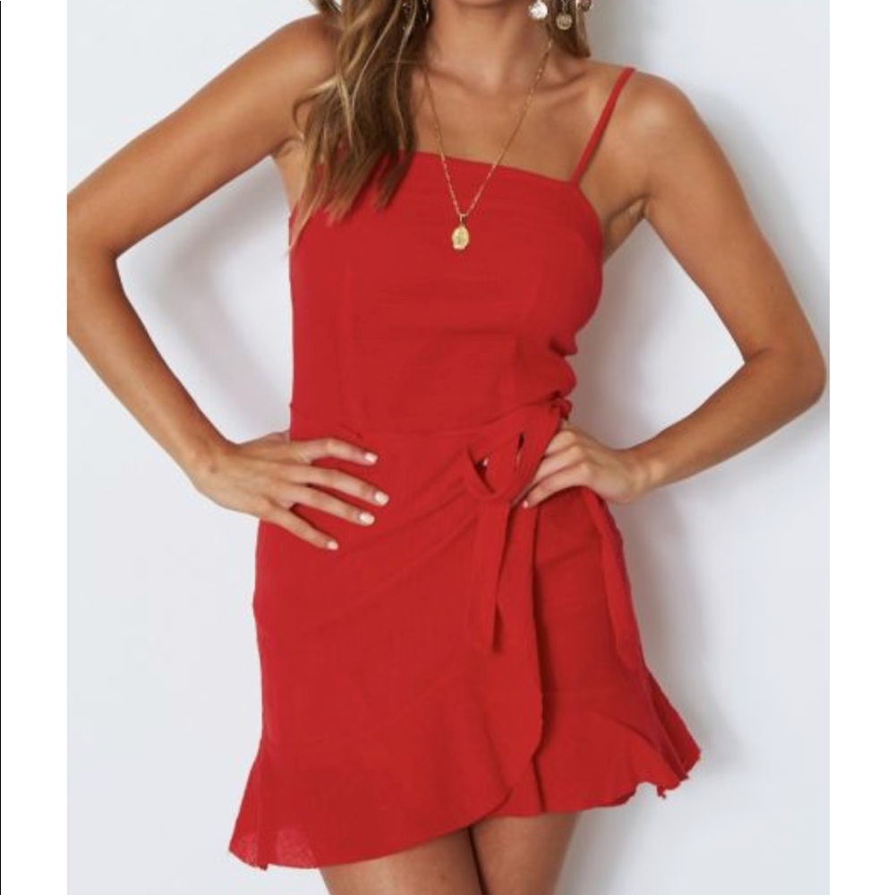 Bittersweet mini dress red White Fox